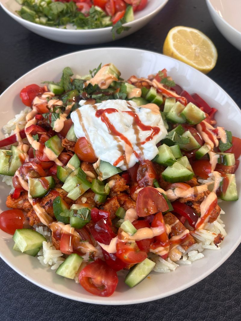 Greek Chicken Bowls