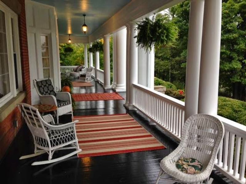 Grounds and a Porch Made for Slowing Down