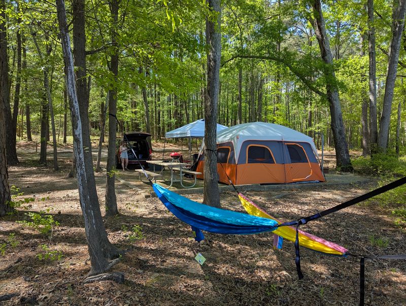 Group Camping With Room to Spread Out