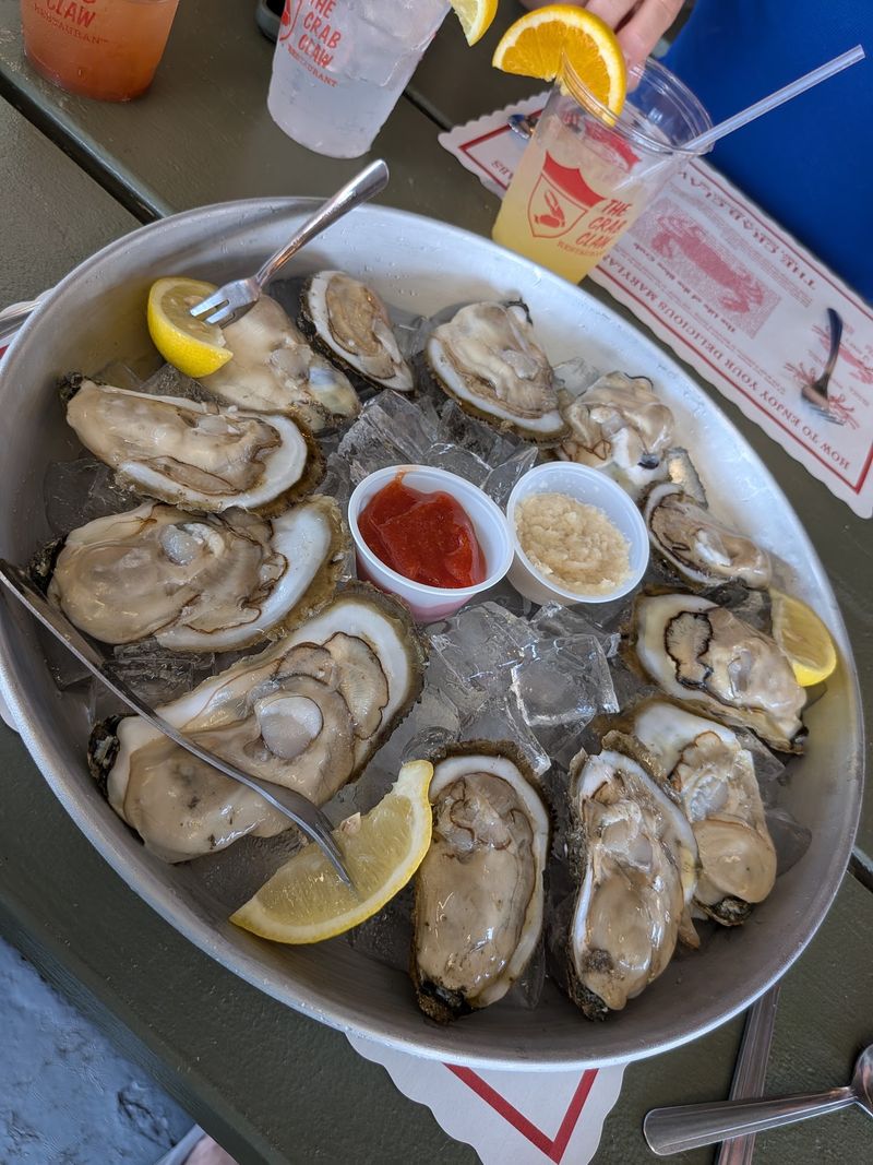 Half-Shell Oysters Front And Center