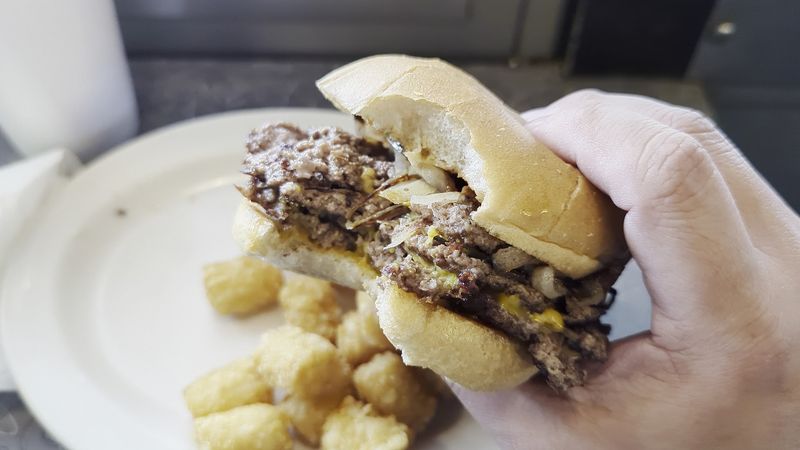 Hand-Smashed Patties Off The Flat-Top