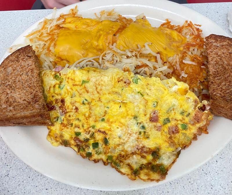 Hash Browns With Cheese and Onions