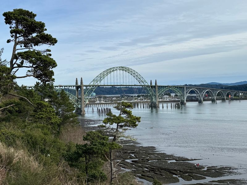 Highway 101 through Newport and Yaquina Bay, Newport, Oregon Highway 101 through Newport and Yaquina Bay, Newport, Oregon