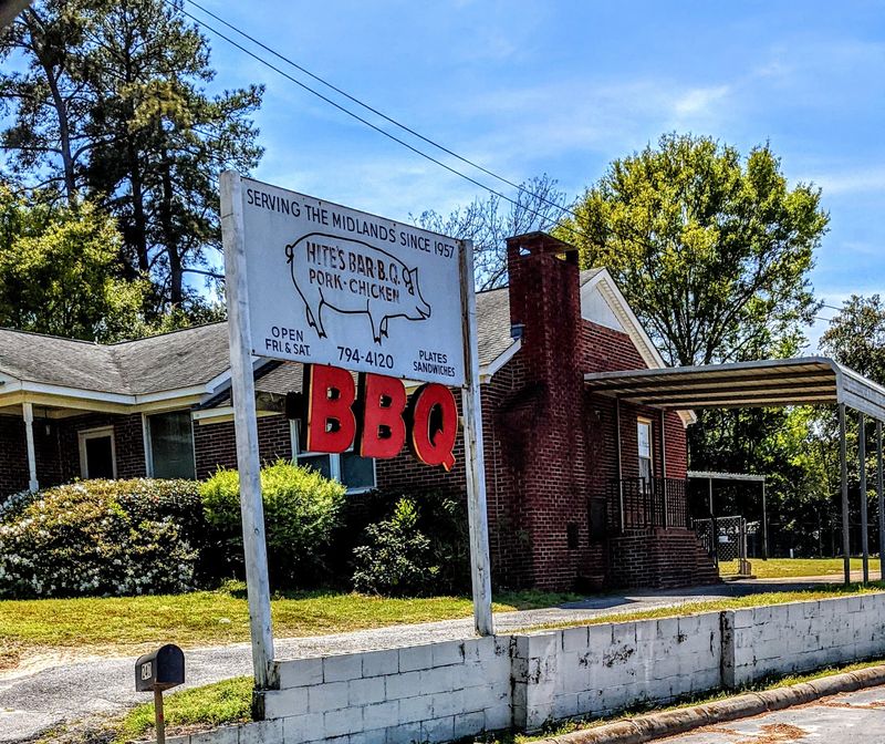 Hite's Bar-B-Que in West Columbia Hite's Bar-B-Que in West Columbia