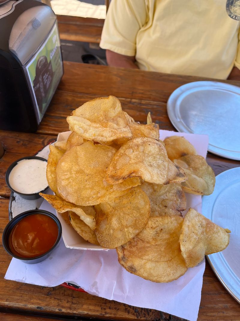 House-Made Potato Chips Fresh From the Fryer House-Made Potato Chips Fresh From the Fryer