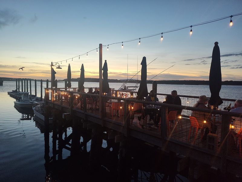 Hudson's Seafood House on the Docks in Hilton Head Hudson's Seafood House on the Docks in Hilton Head