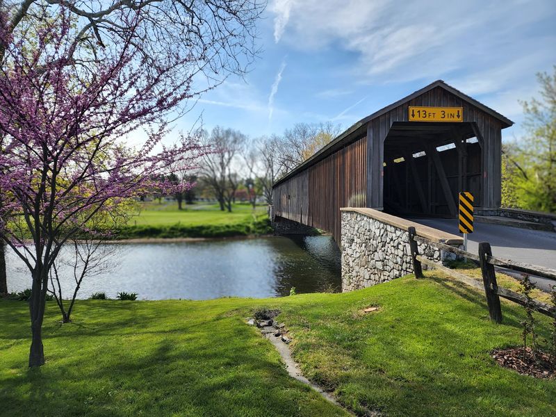 Hunsecker's Mill Covered Bridge, Lancaster County, Pennsylvania