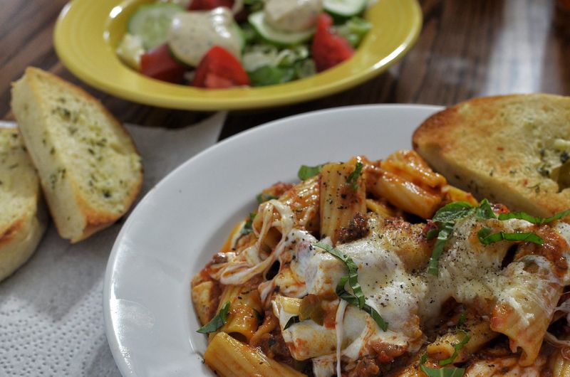 Italian Sausage Rigatoni Bake