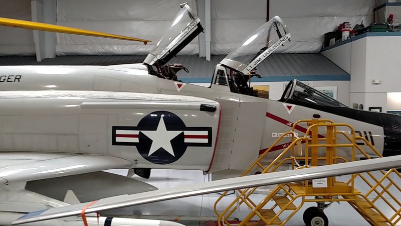 Jet Age Evolution Exhibit and Fighter Aircraft