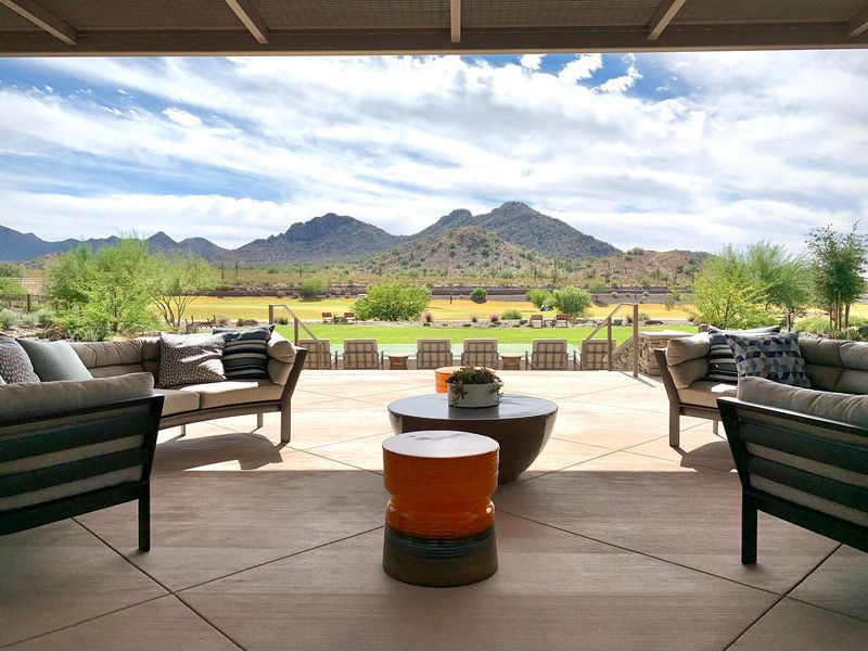 Landscaping And Mountain Backdrops