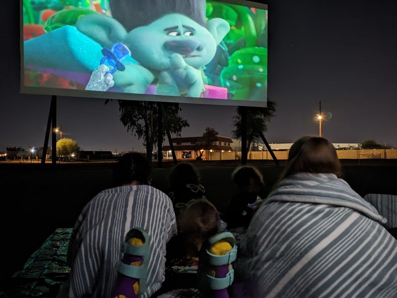 Lawn Chairs, Blankets, And Cozy Setups