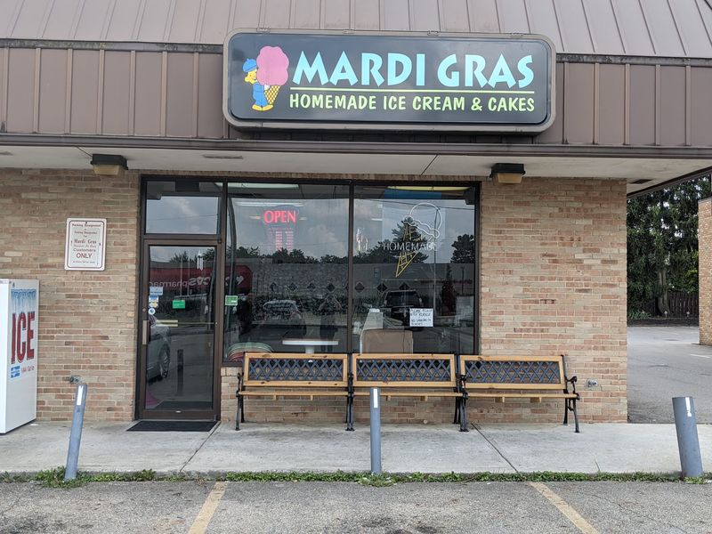 Mardi Gras Homemade Ice Cream, Columbus Area, Ohio
