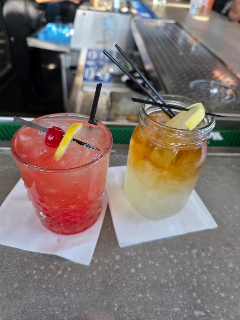 Mason Jars of Kool-Aid and Table Drinks