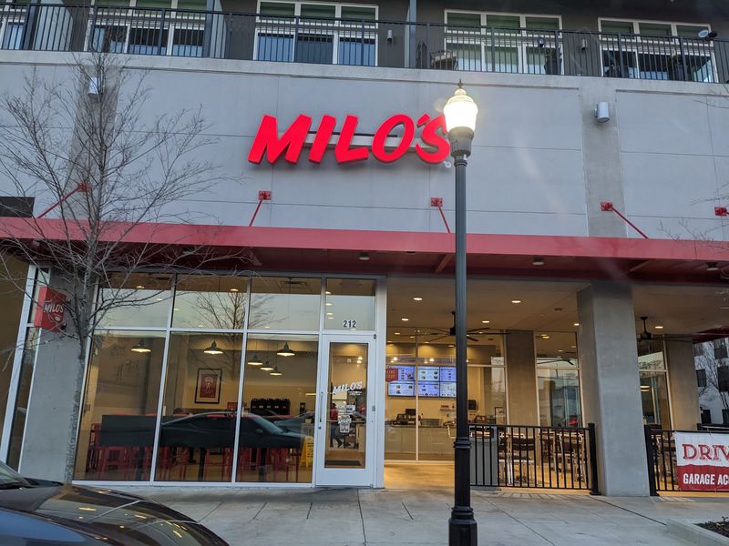 Milo's Hamburgers, Birmingham area, Alabama
