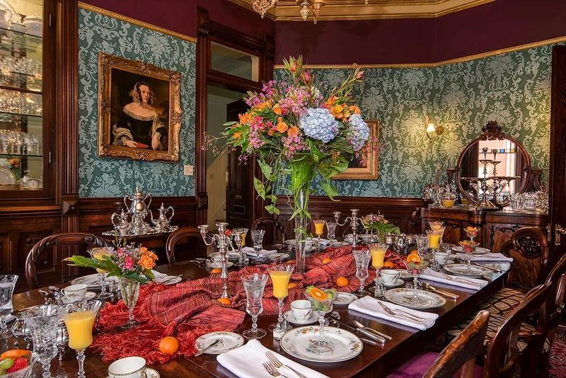 Morning Breakfast In The Formal Dining Room