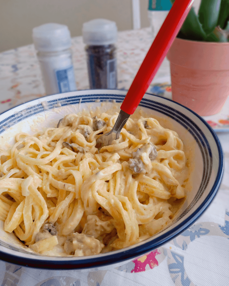 Mushroom Alfredo