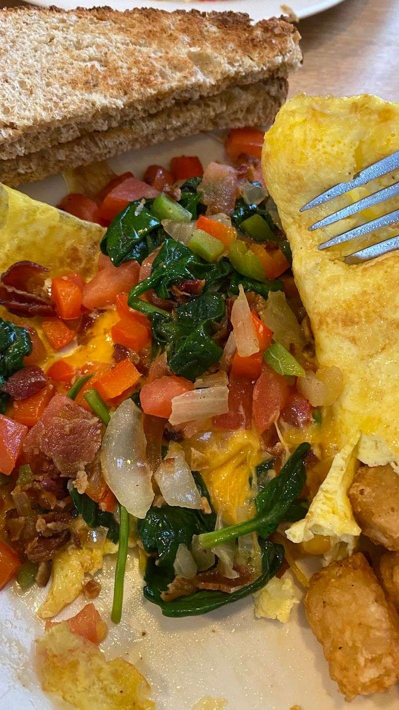 Omelets, Corned Beef Hash, and Big Breakfast Plates Omelets, Corned Beef Hash, and Big Breakfast Plates