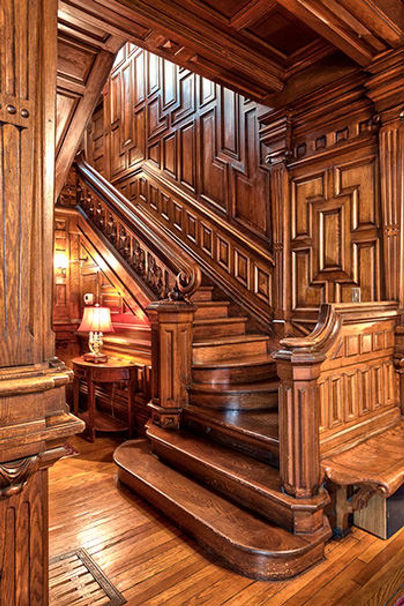 Original Woodwork and Tiffany Stained Glass