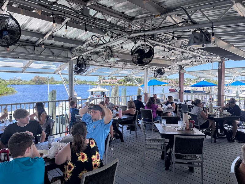 Outdoor Seating And The Tiki Bar Outdoor Seating And The Tiki Bar