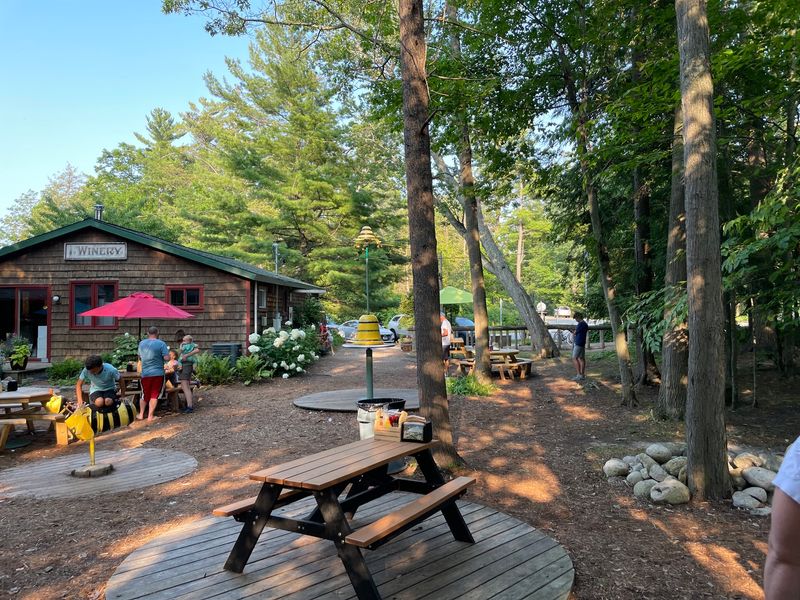 Outdoor Seating, Games, And A Homey Feel