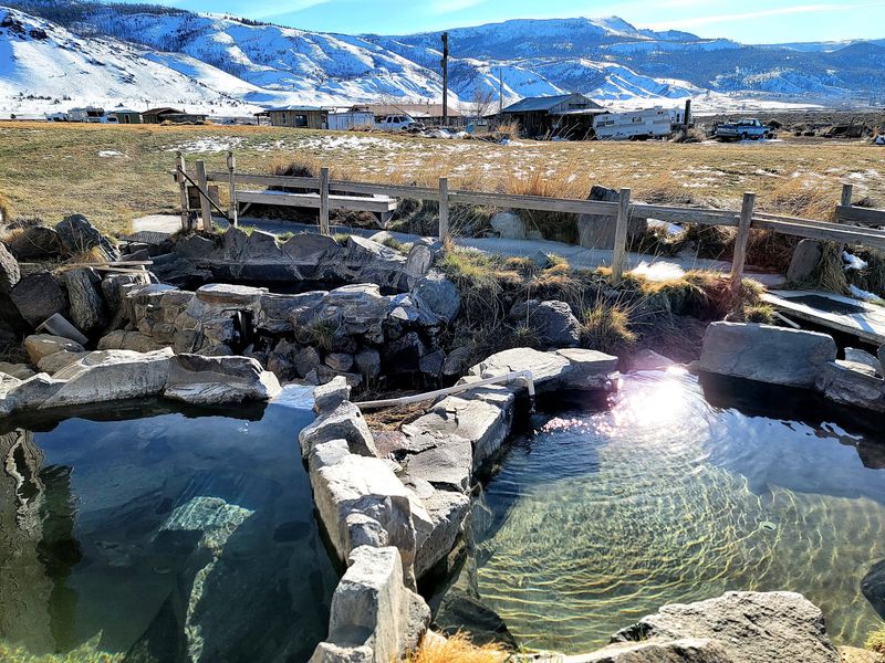 Outdoor Stone Hot Tubs Under the Open Sky