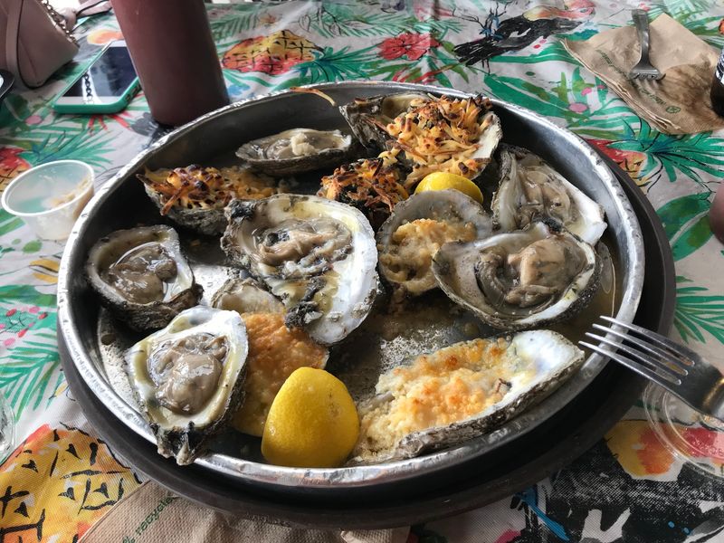 Oysters Straight From The Bay Out Front