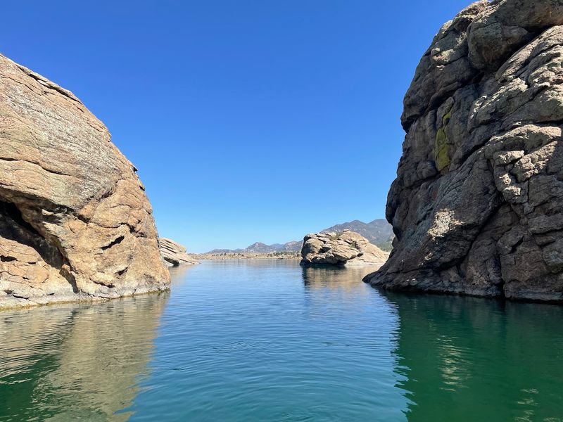 Paddling Among the Rocks