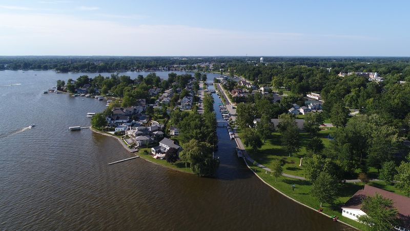 Paddling And Paths Along The Canal