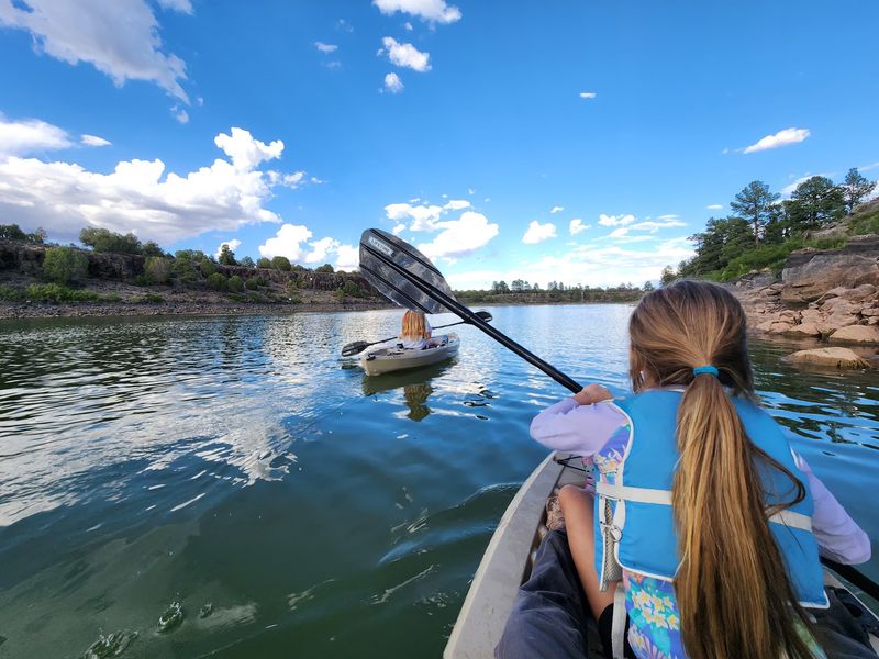Paddling And Play On The Water