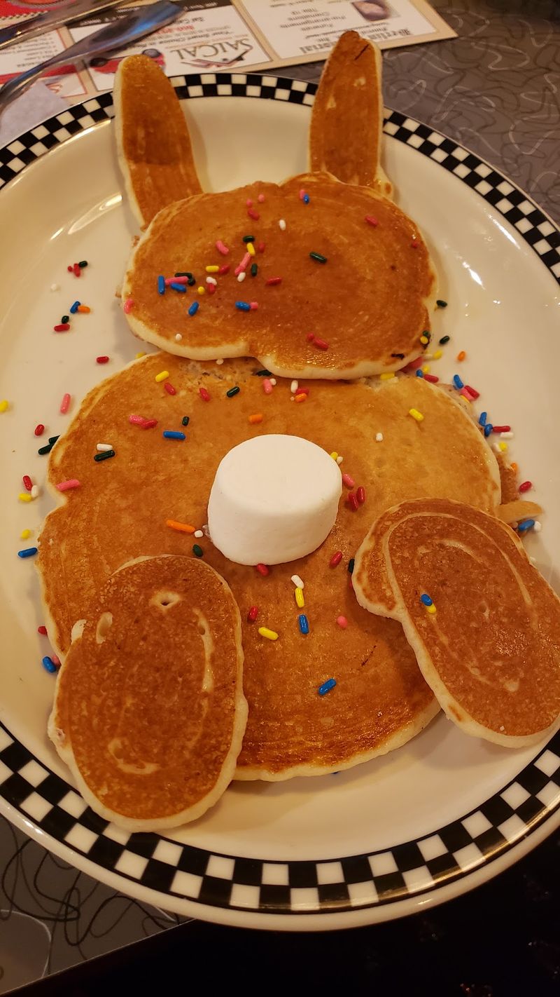 Pancakes And Waffles Sized For Big Appetites