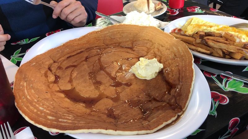 Pancakes Bigger Than The Plate Pancakes Bigger Than The Plate