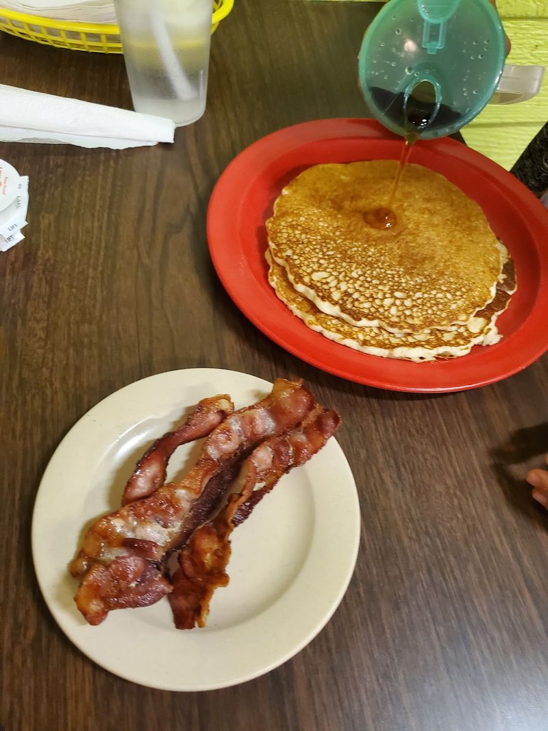 Pancakes That Take Up The Whole Plate
