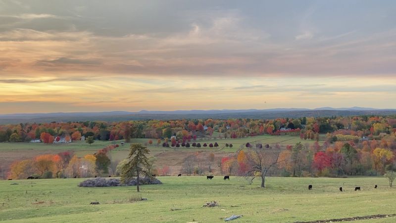Panoramic Views Over Farm Country