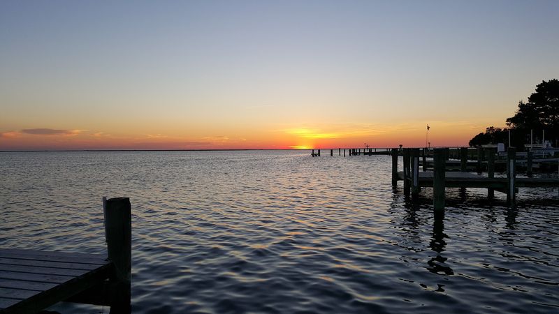 Peaceful Waterfront Walking and Scenery