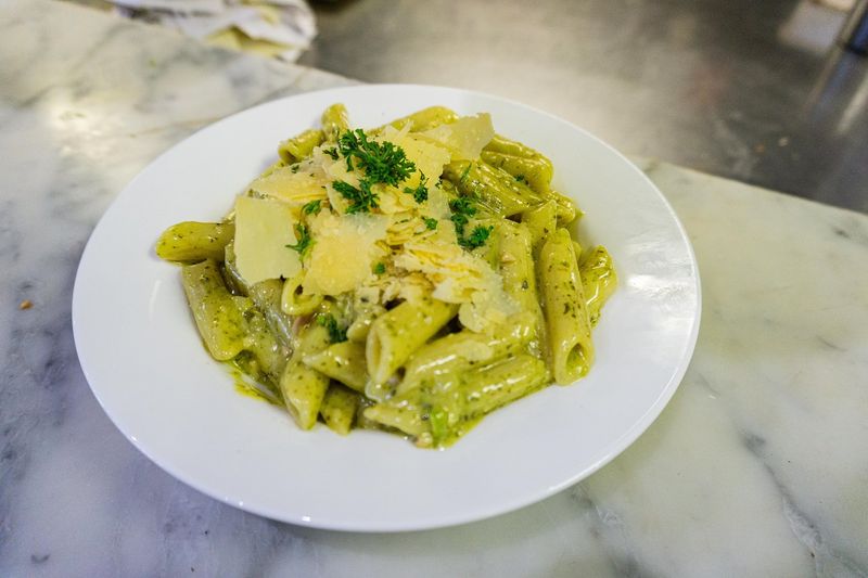 Pesto Chicken Pasta Bake