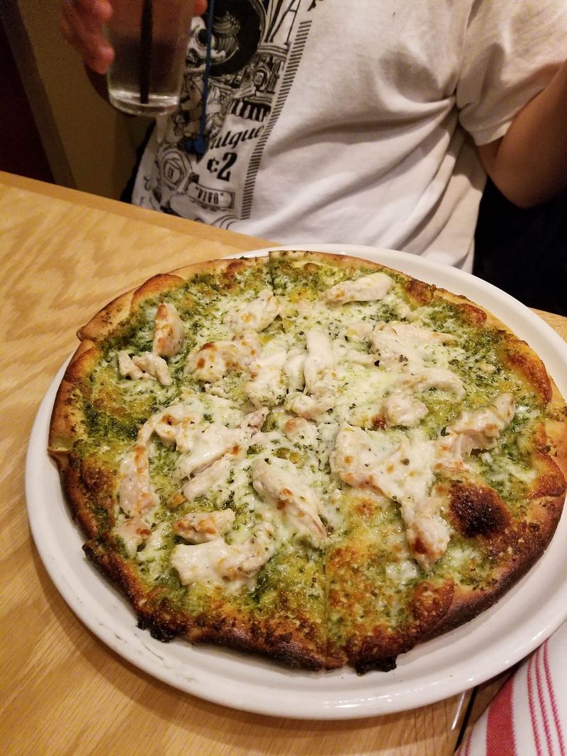 Pesto Chicken Pizza