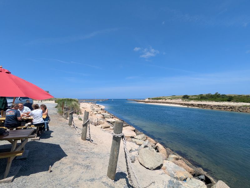 Picnic Tables and a Front-Row Harbor View
