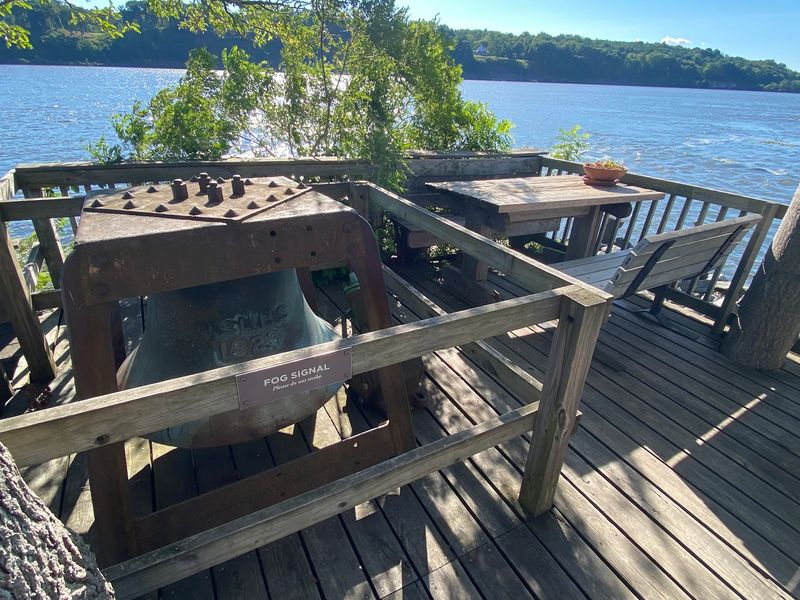 Picnic Tables and the River Deck