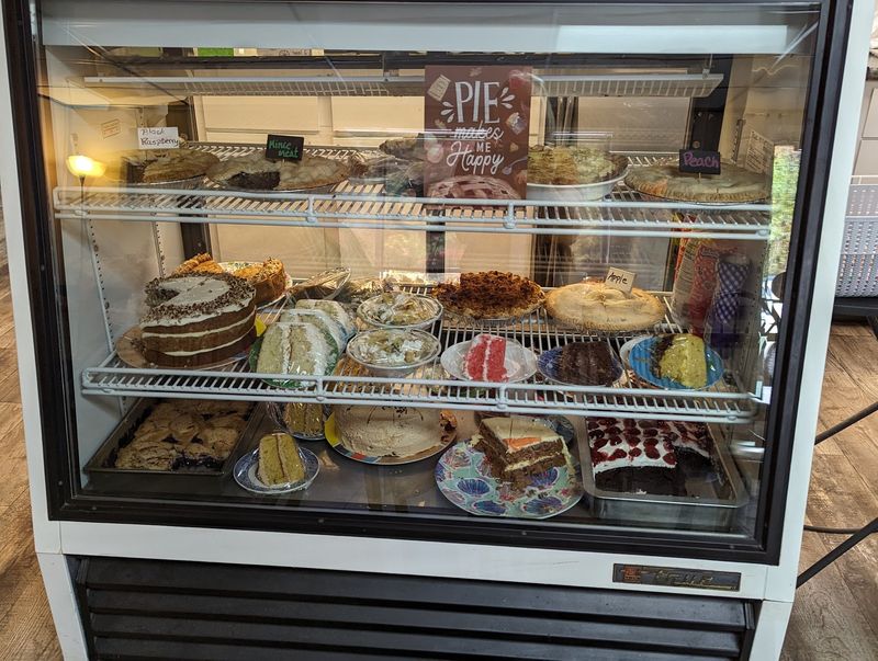 Pies and Desserts in the Glass Case Pies and Desserts in the Glass Case