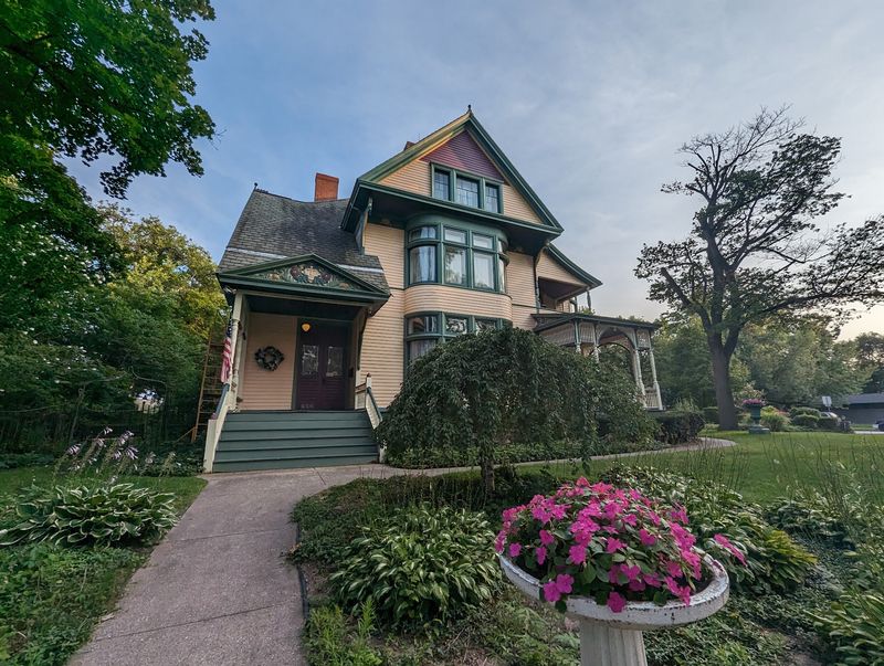 Porches, Swings, And Landscaped Grounds