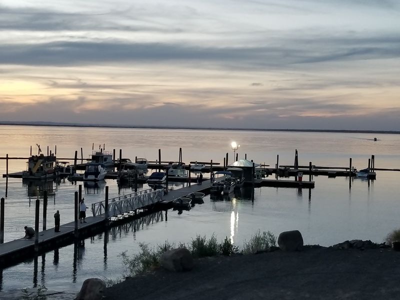 Potholes Reservoir Floating Cabins, Moses Lake Area, Washington Potholes Reservoir Floating Cabins, Moses Lake Area, Washington