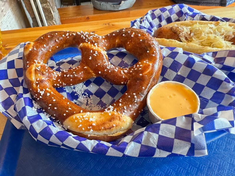 Pretzels And The Homemade Sauerkraut