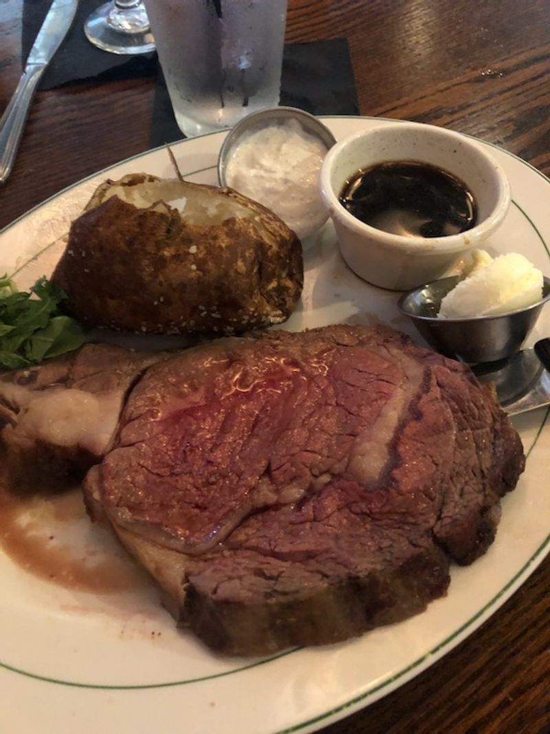 Prime Rib and Steaks at the Center of the Menu