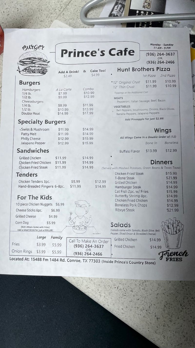 Prince's Hamburgers, Houston, Texas