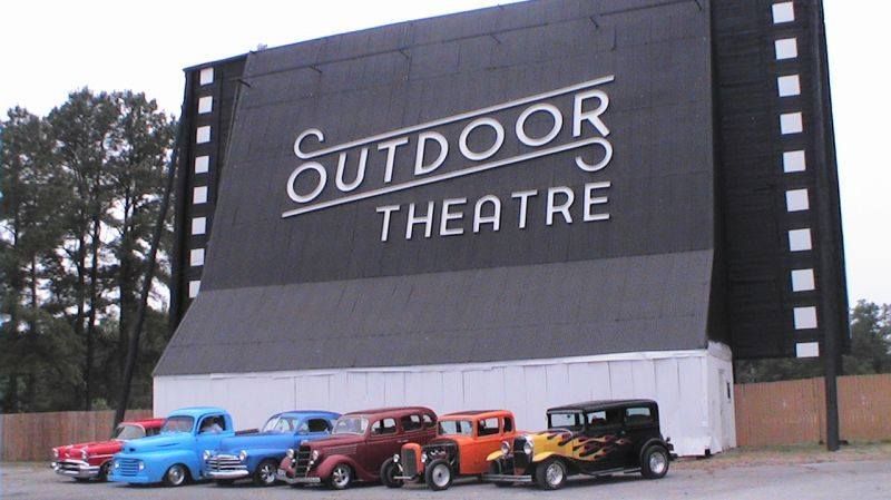 Raleigh Road Outdoor Theatre near Virginia Line, Henderson, North Carolina