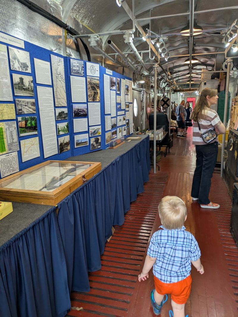 Restored Vintage Rail Cars You Can Actually Walk Through