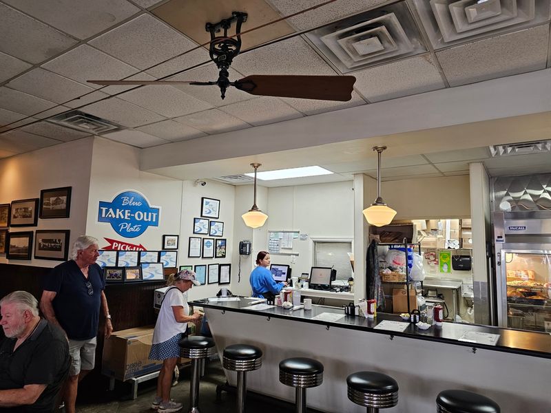 Retro Charm And Bar Seating Inside