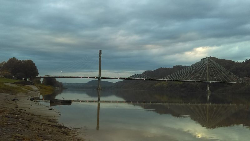 Riverfront Views and the Ohio River Setting, Portsmouth, Ohio