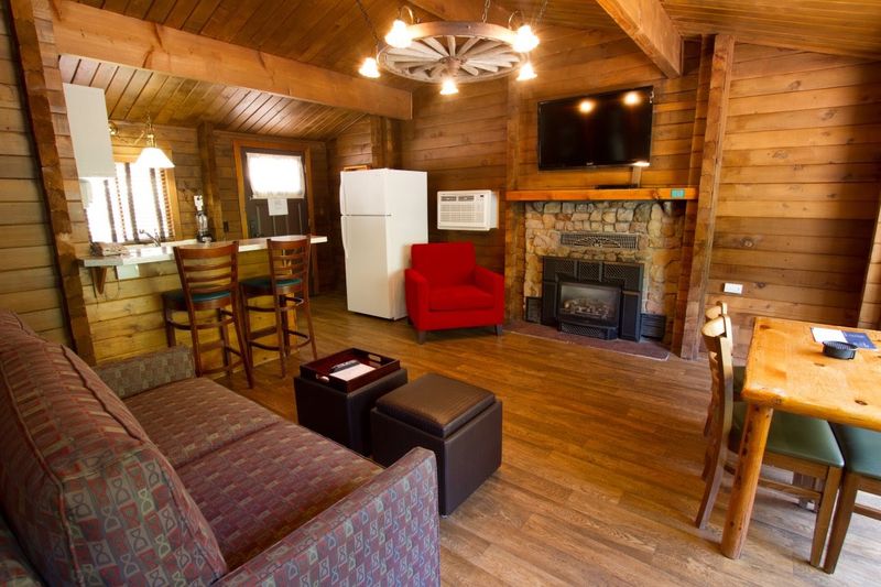 Rooms, Cabins, And Cozy Fireplaces