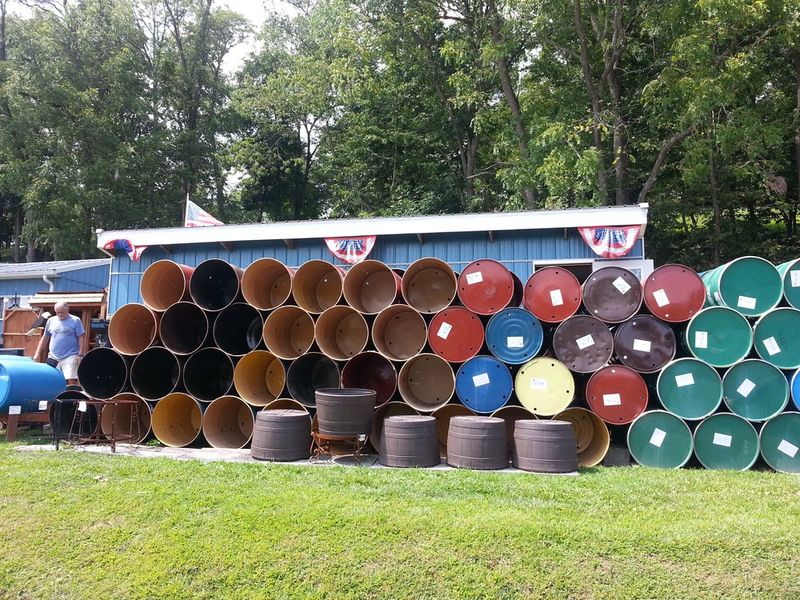Root Beer Barrel Stands, Rural Pennsylvania